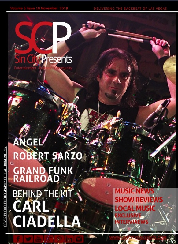 Front cover for Sin City Presents magazine, November 2019